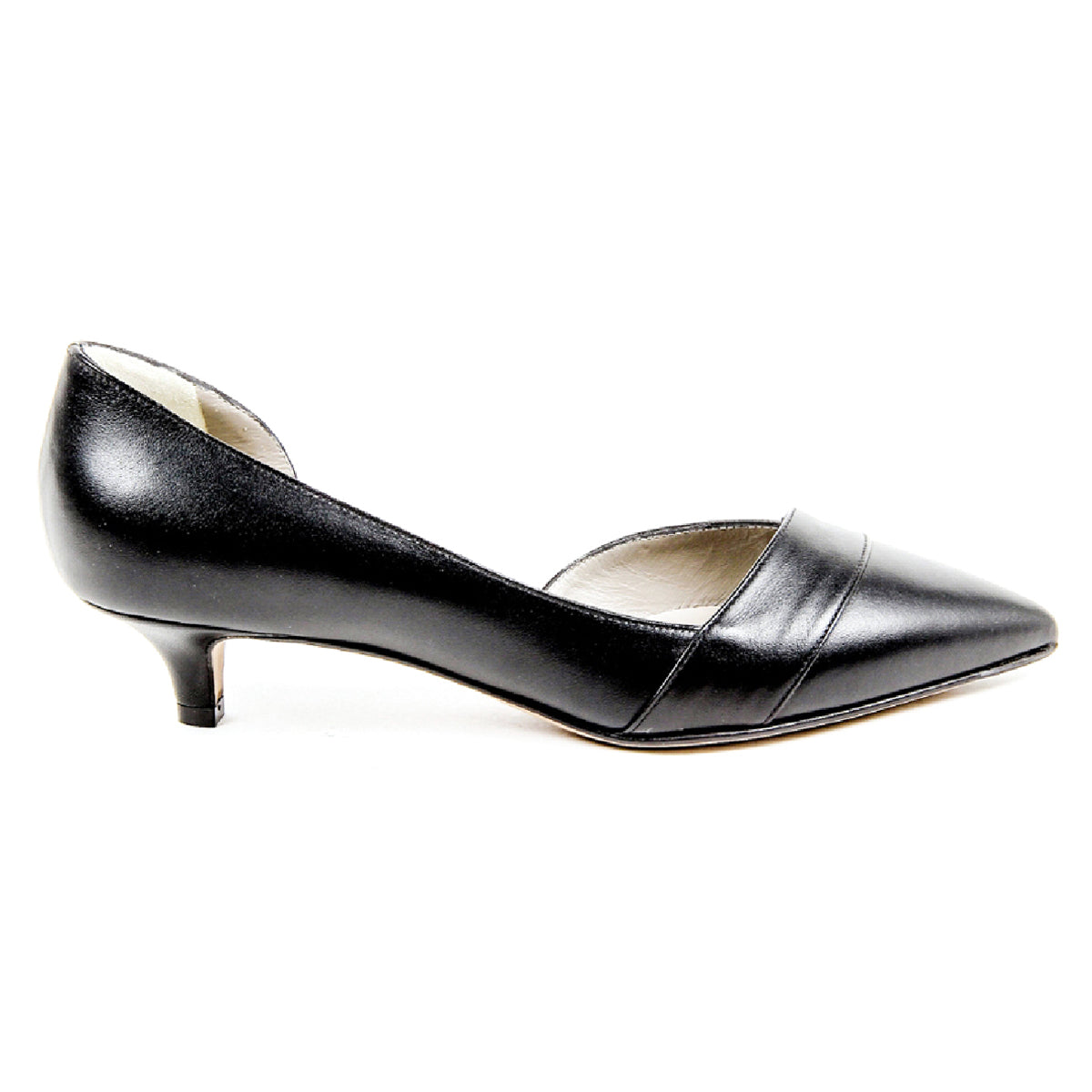 Kiton Donna Décolleté Aperte Lateralmente D39809 VIP NERO