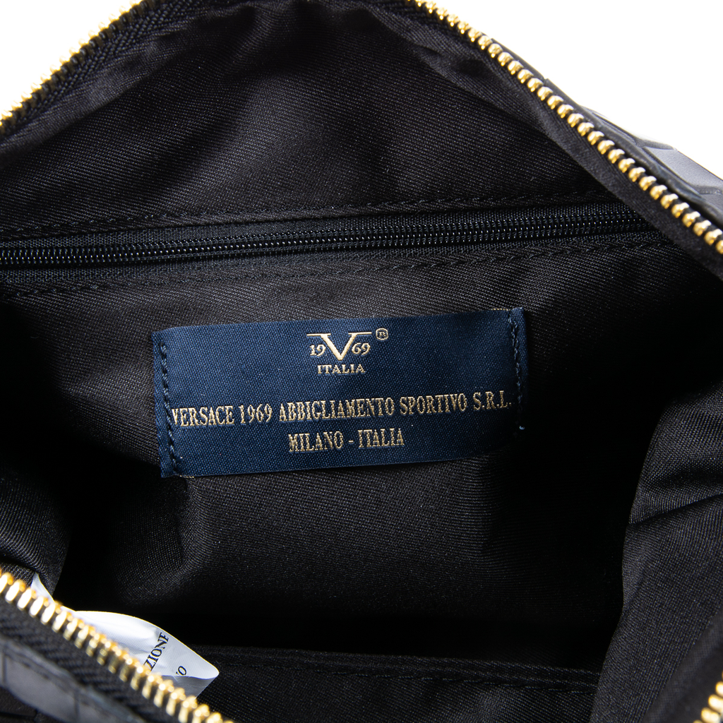 V 1969 Italia Borsa da donna nera LIME