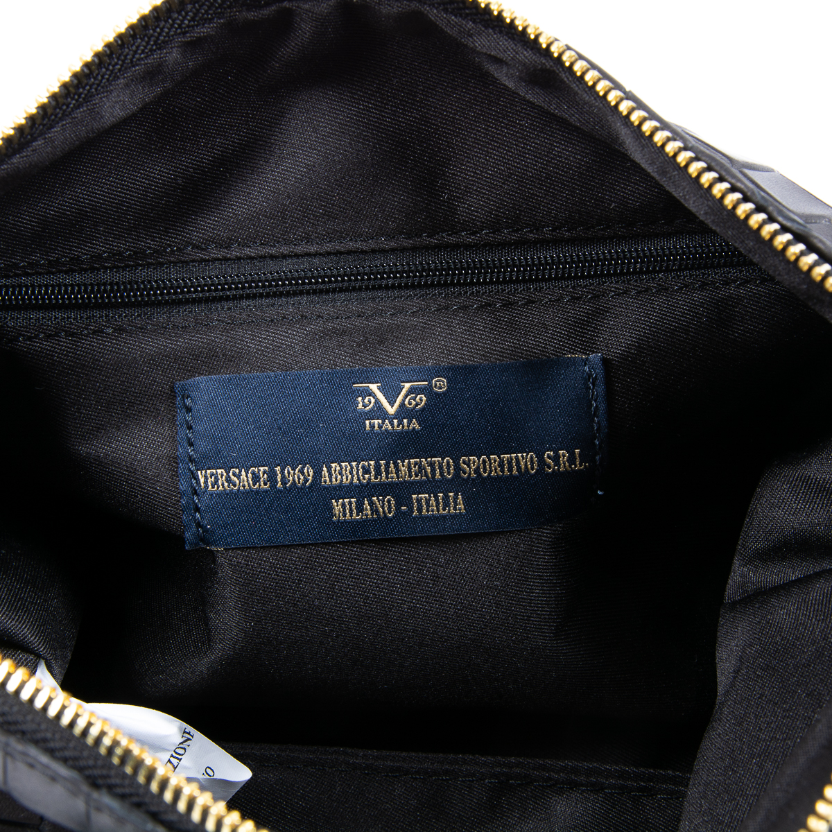 V 1969 Italia Borsa da donna nera LIME
