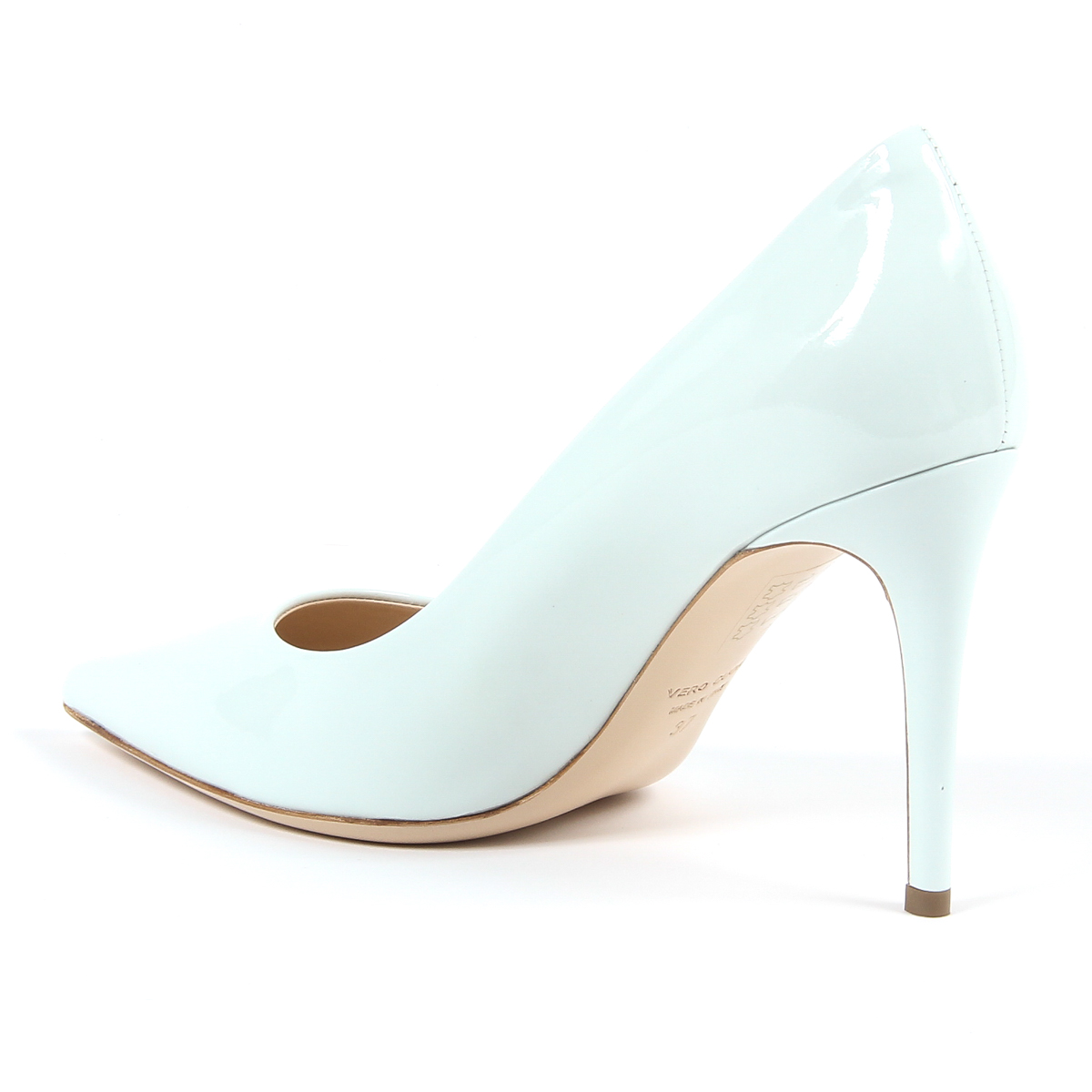 V 1969 Italia Donna Décolleté Azzurro Chiaro MINA