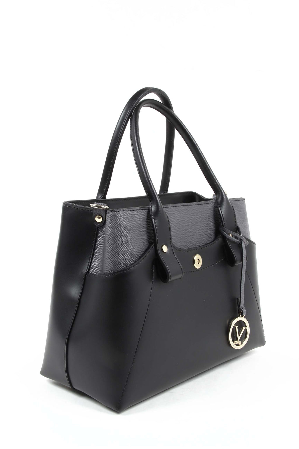 Borsa Donna V 1969 Italia H491-52 RUGA-ARUBA NERO-GRIGIO