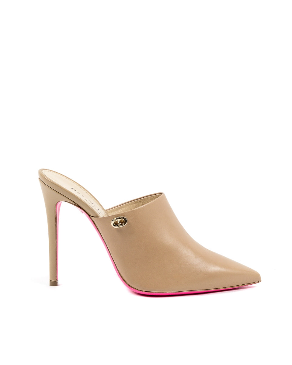 Dee Ocleppo Sandalo Mule da Donna 5103123 AGNELLATO CAMEL