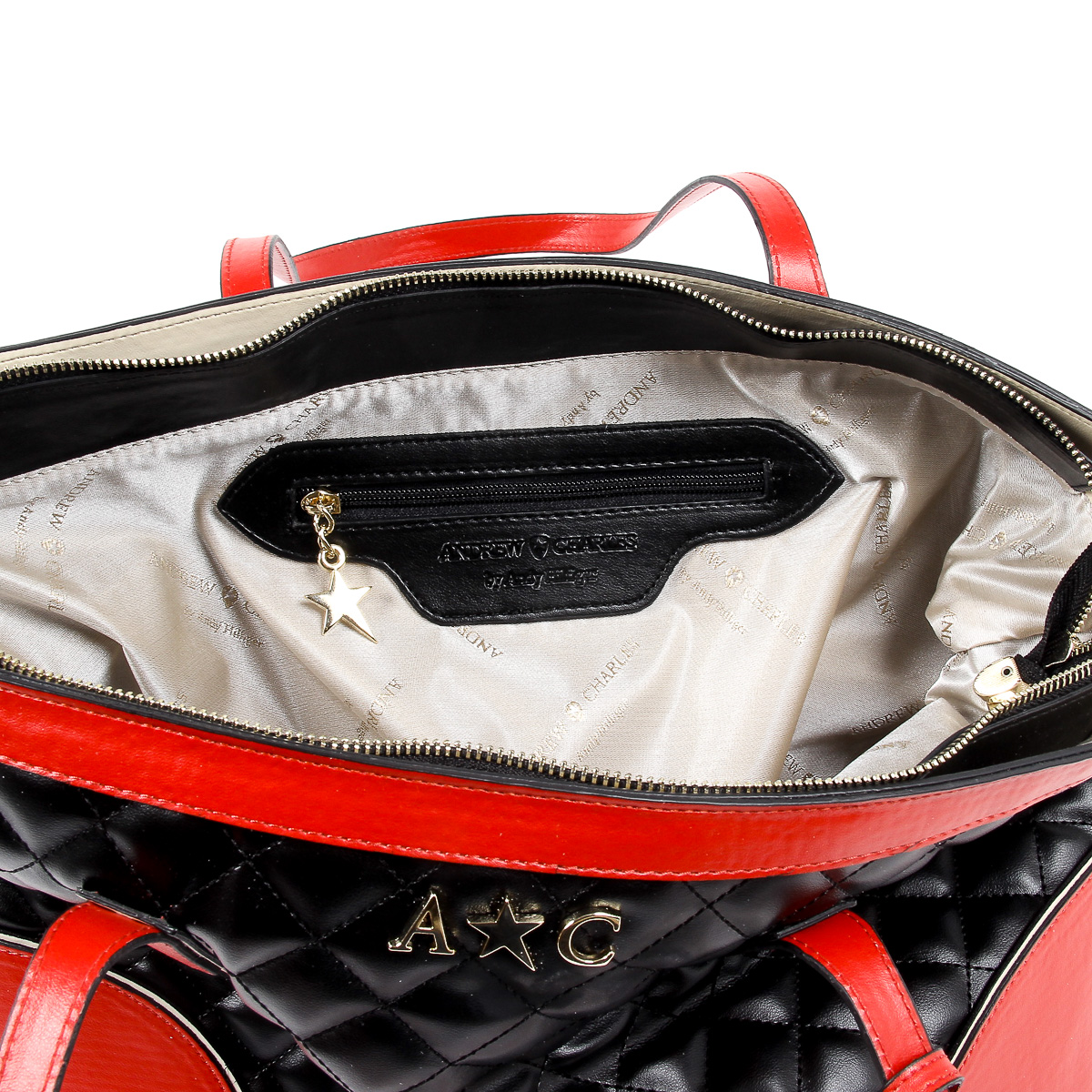 Borsa a mano da donna Andrew Charles nera LILLI