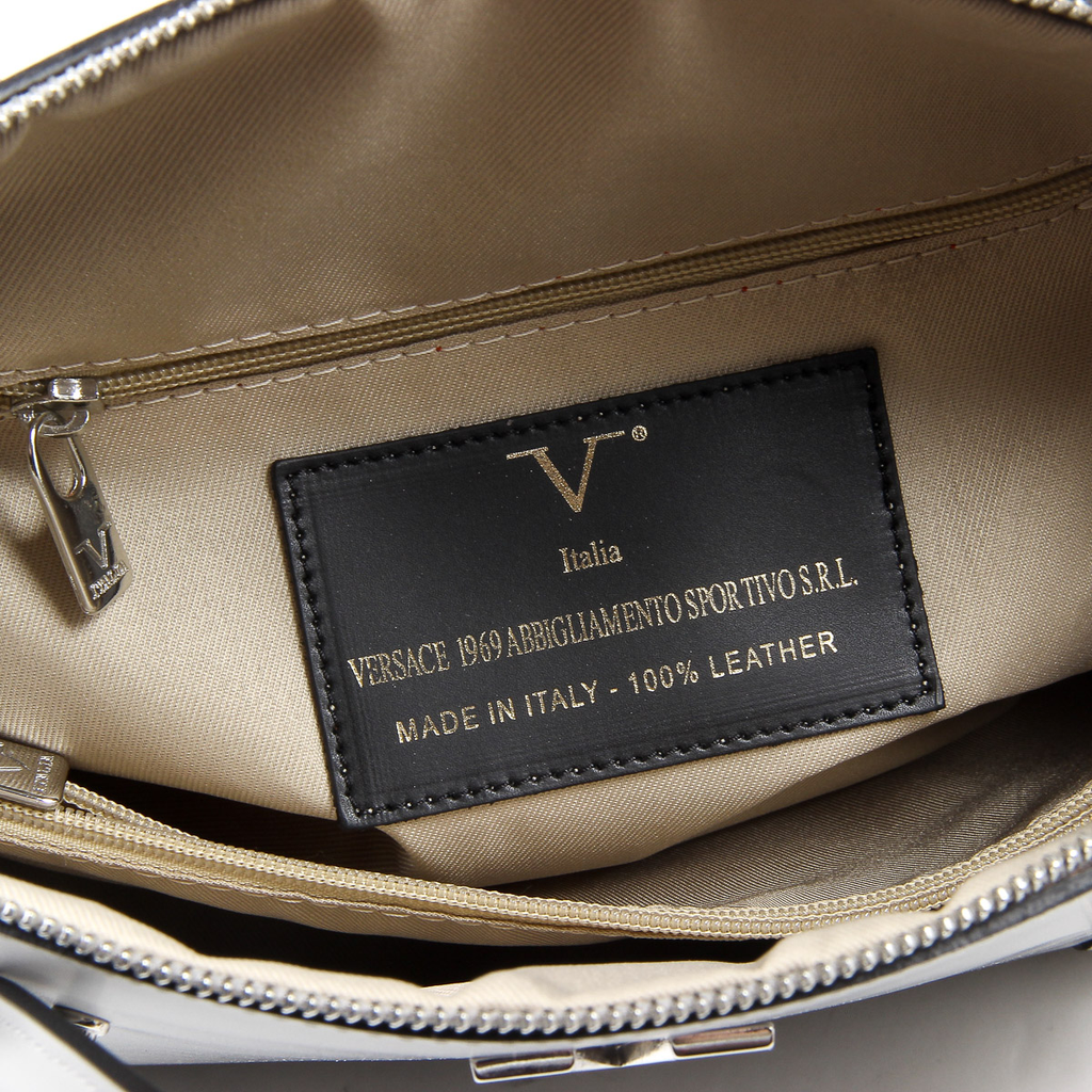V 1969 Italia Womens Handbag V003-S RUGA GRIGIO