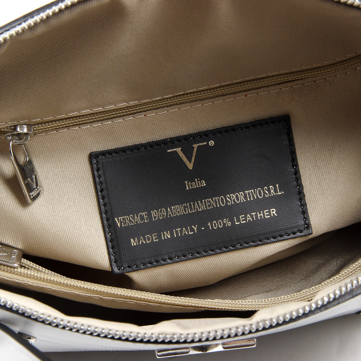 V 1969 Italia Womens Handbag V003-S RUGA GRIGIO