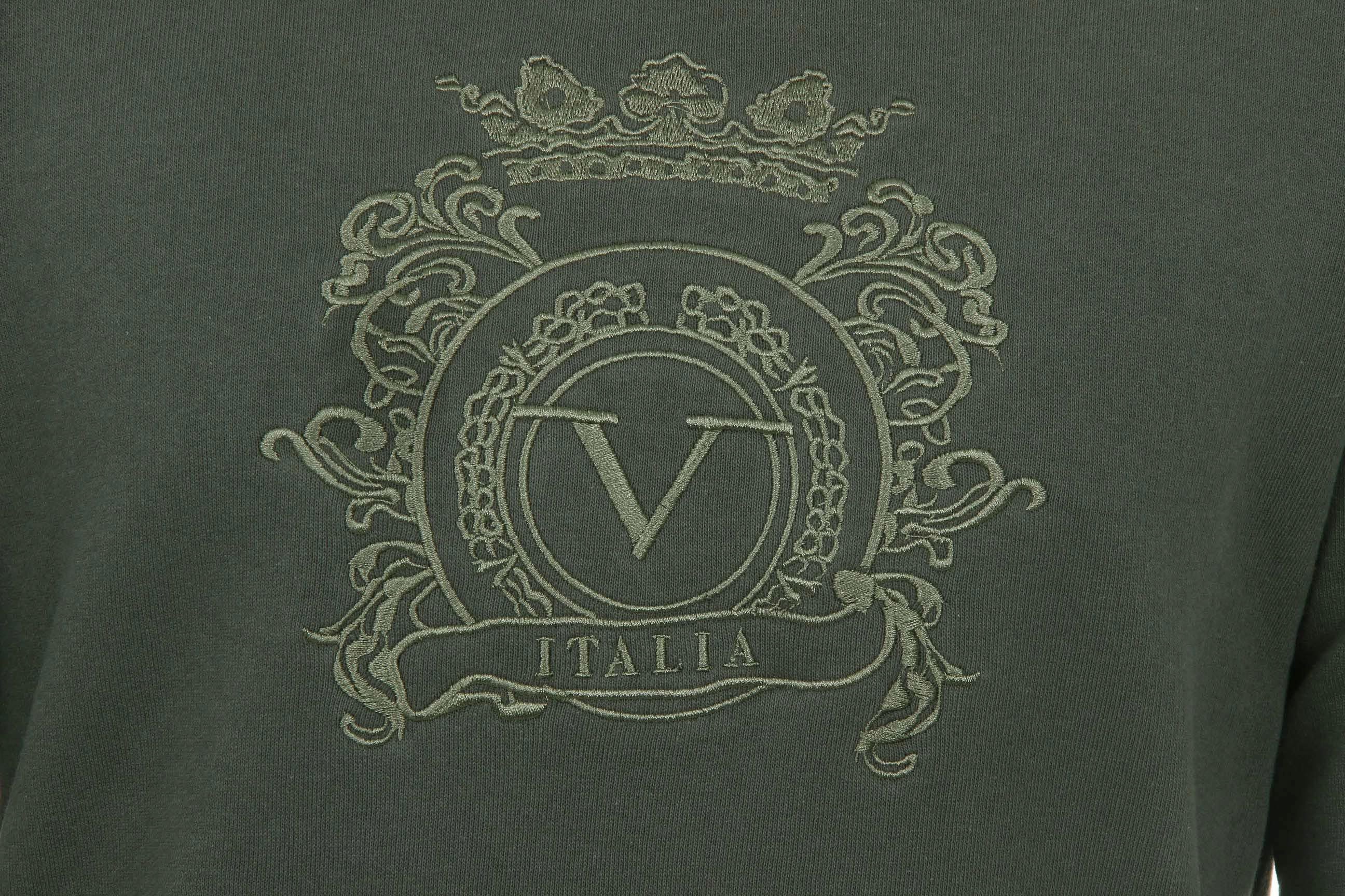 V 1969 Italia Maglione Uomo ART. 4469 VERDE MILITARE