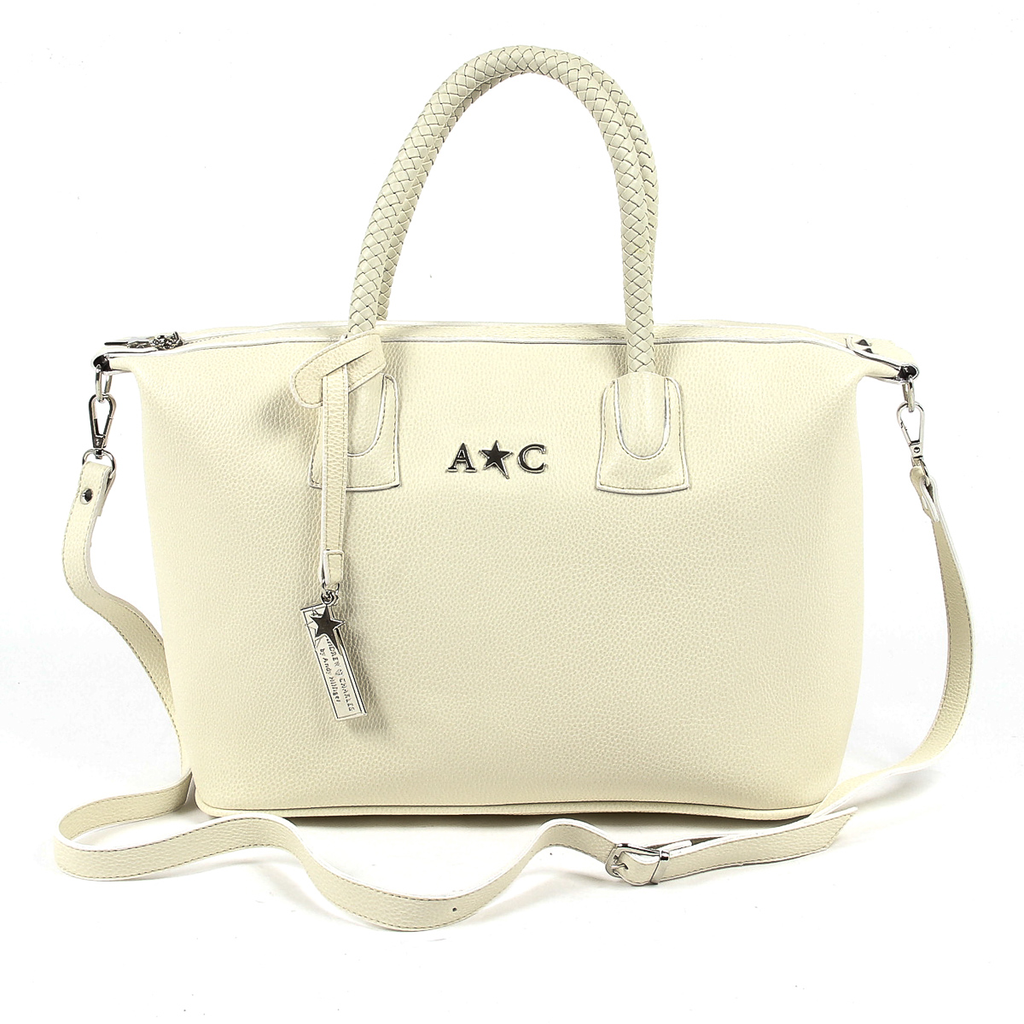 Borsa a mano da donna Andrew Charles Beige DARSEY