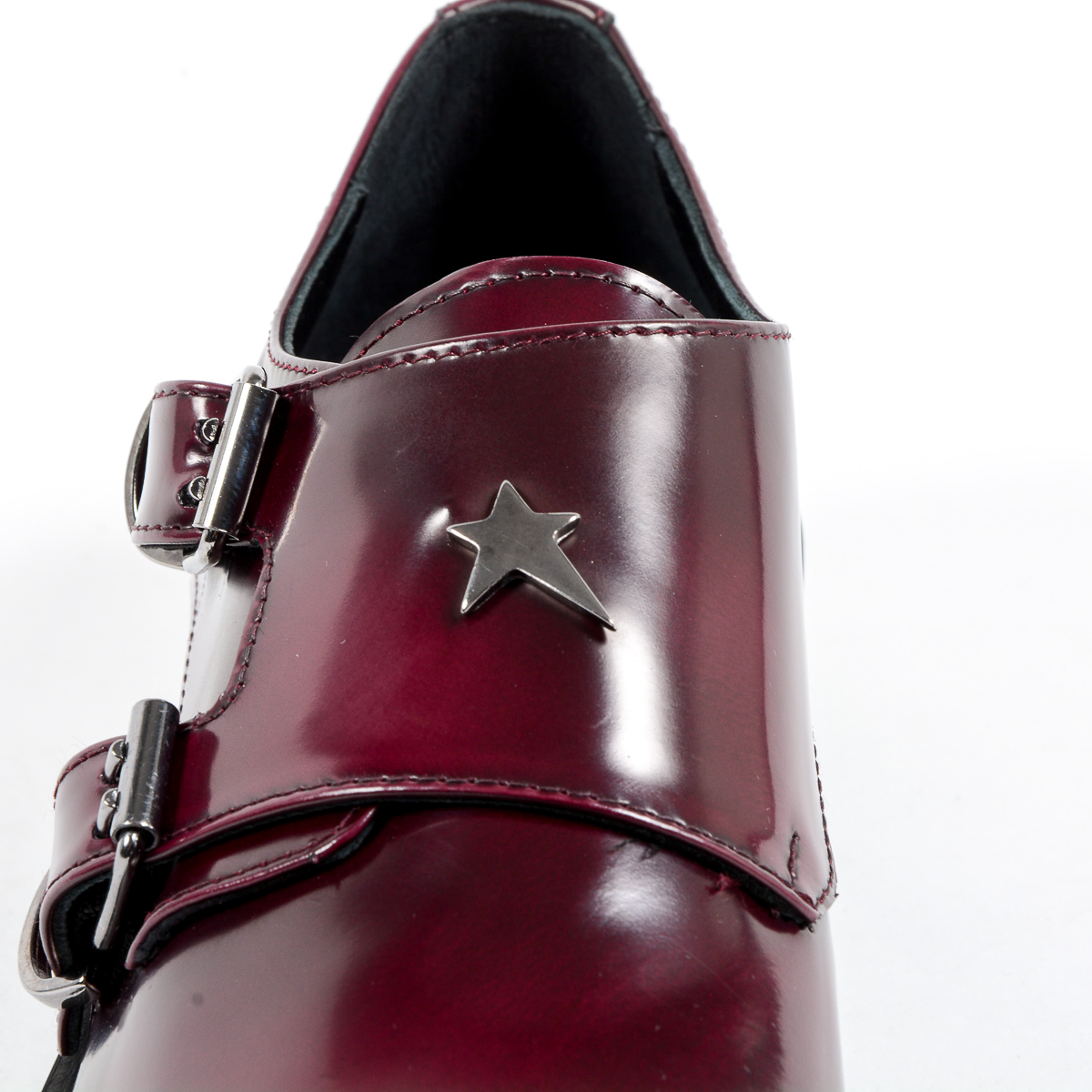Scarpe Monk Strap da donna Andrew Charles Bordeaux JANIS