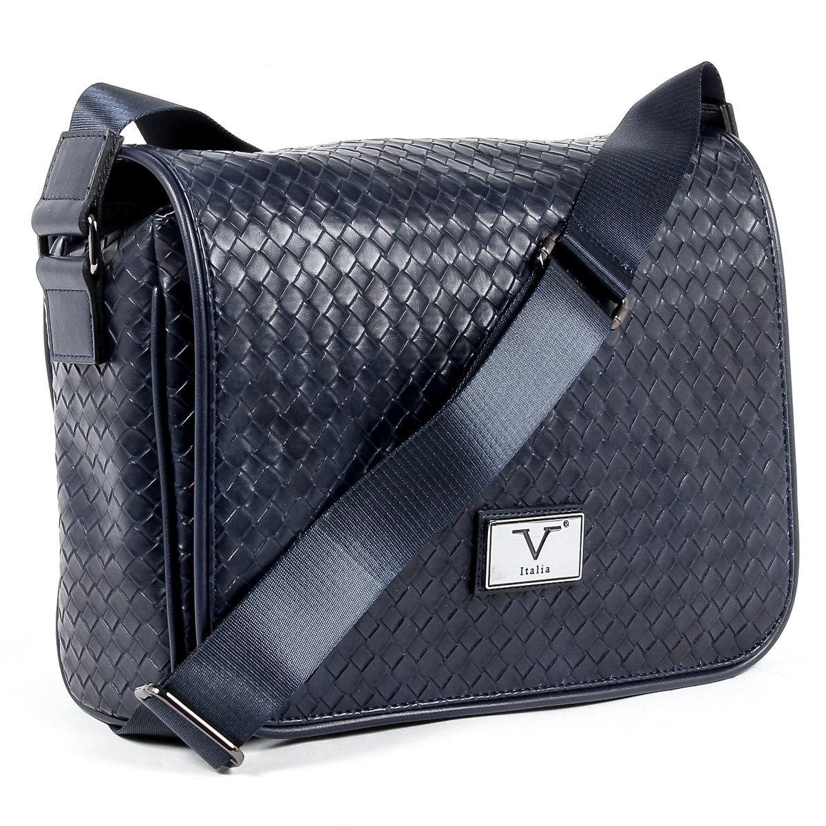 V 1969 Italia Borsa da uomo blu LEROY