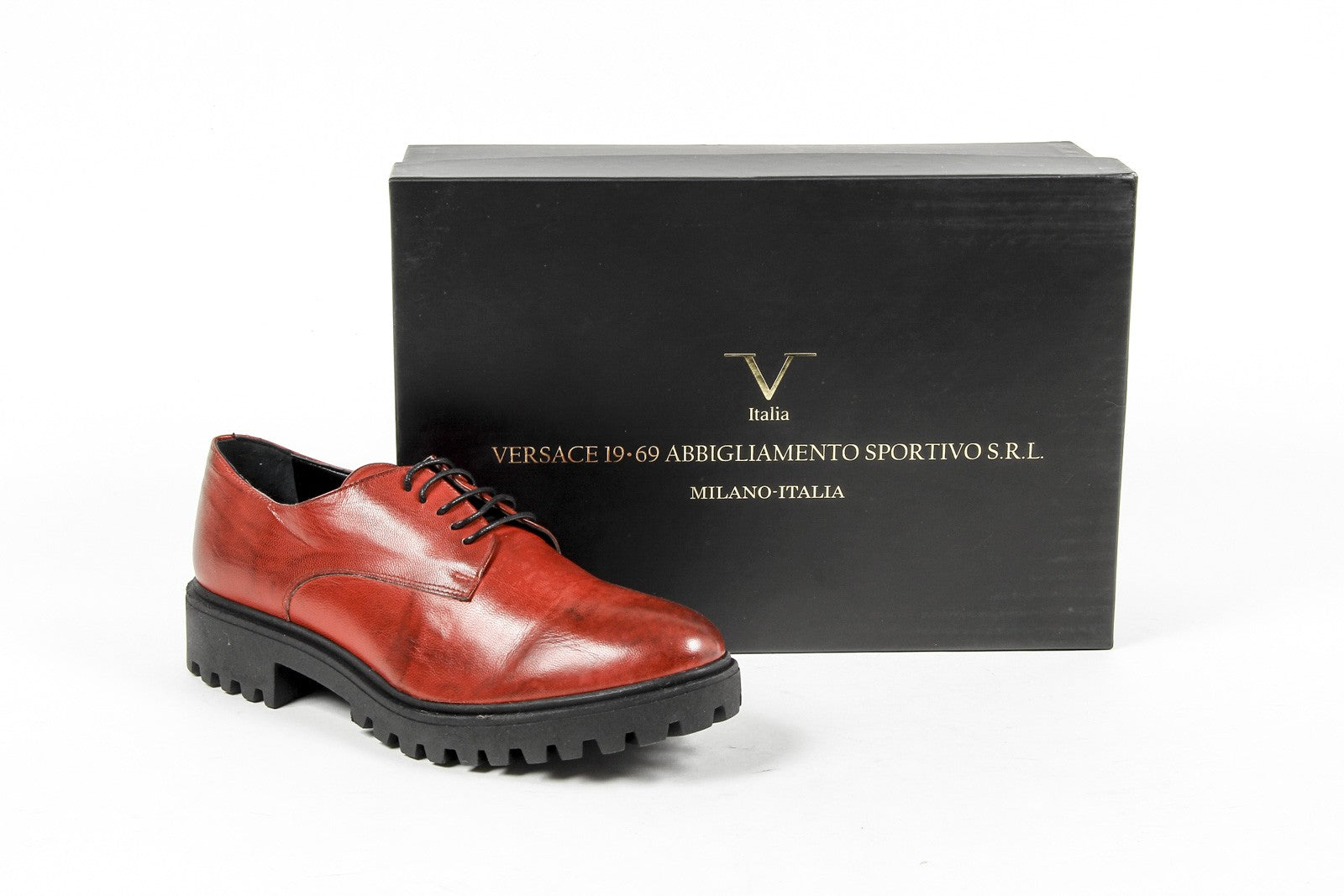 Scarpa stringata da donna V 1969 Italia C01 VITELLO ROSSO