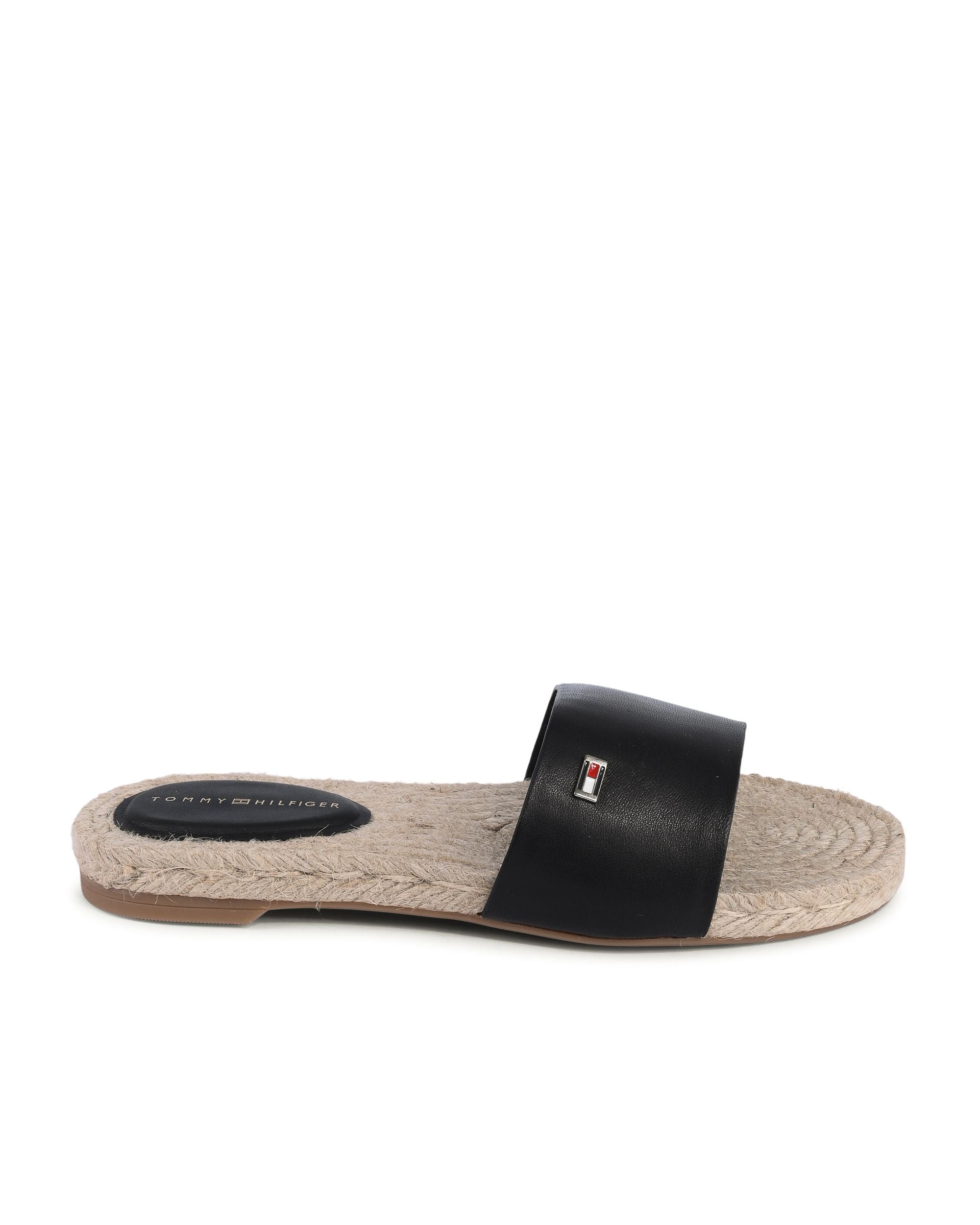 Tommy Hilfiger Espadrillas da donna nere FW0FW07933BDS