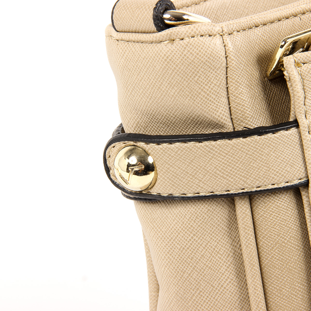 V 1969 Italia Borsa a tracolla da donna Beige MONICA