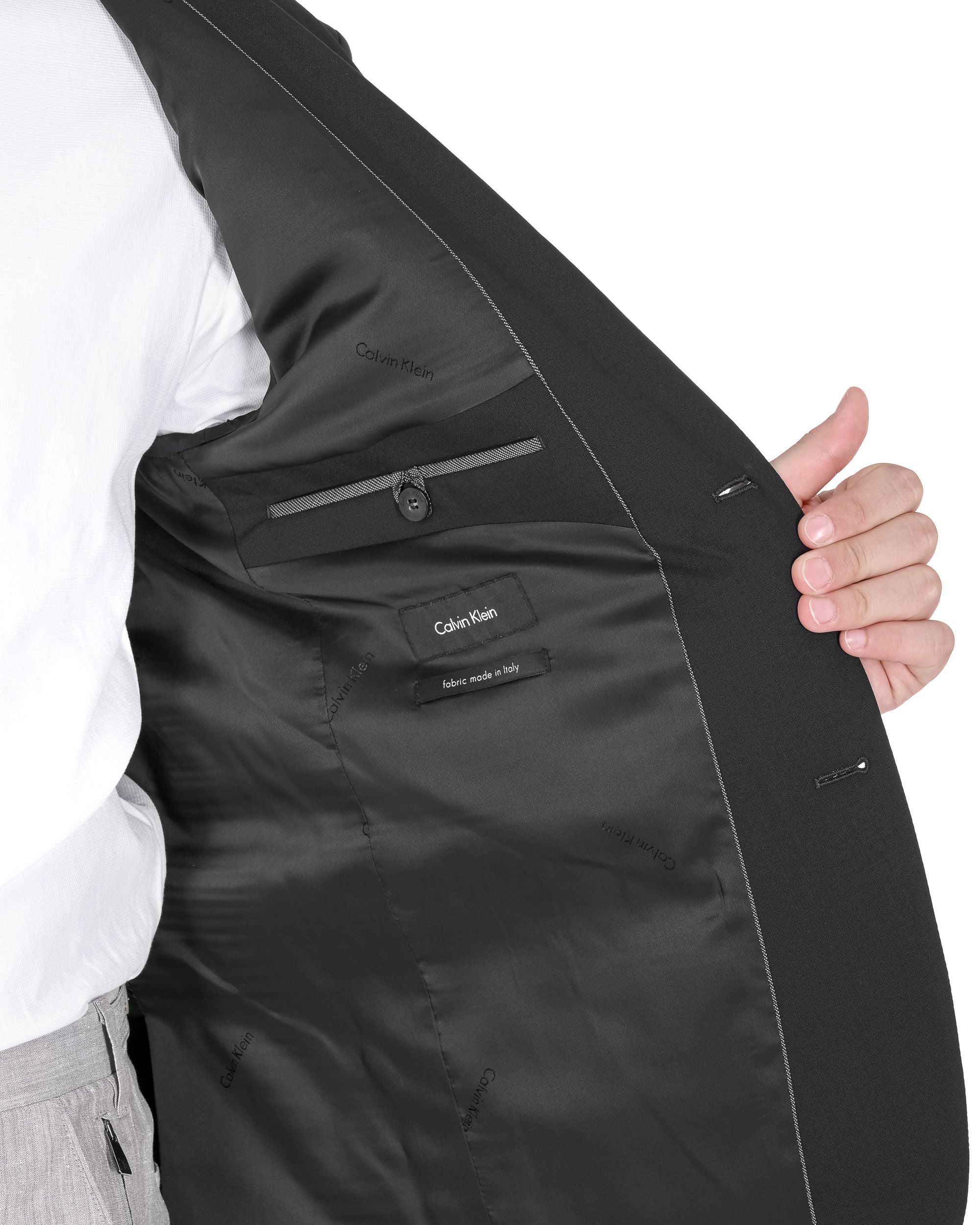 Calvin Klein Blazer da uomo nero K10K100807013