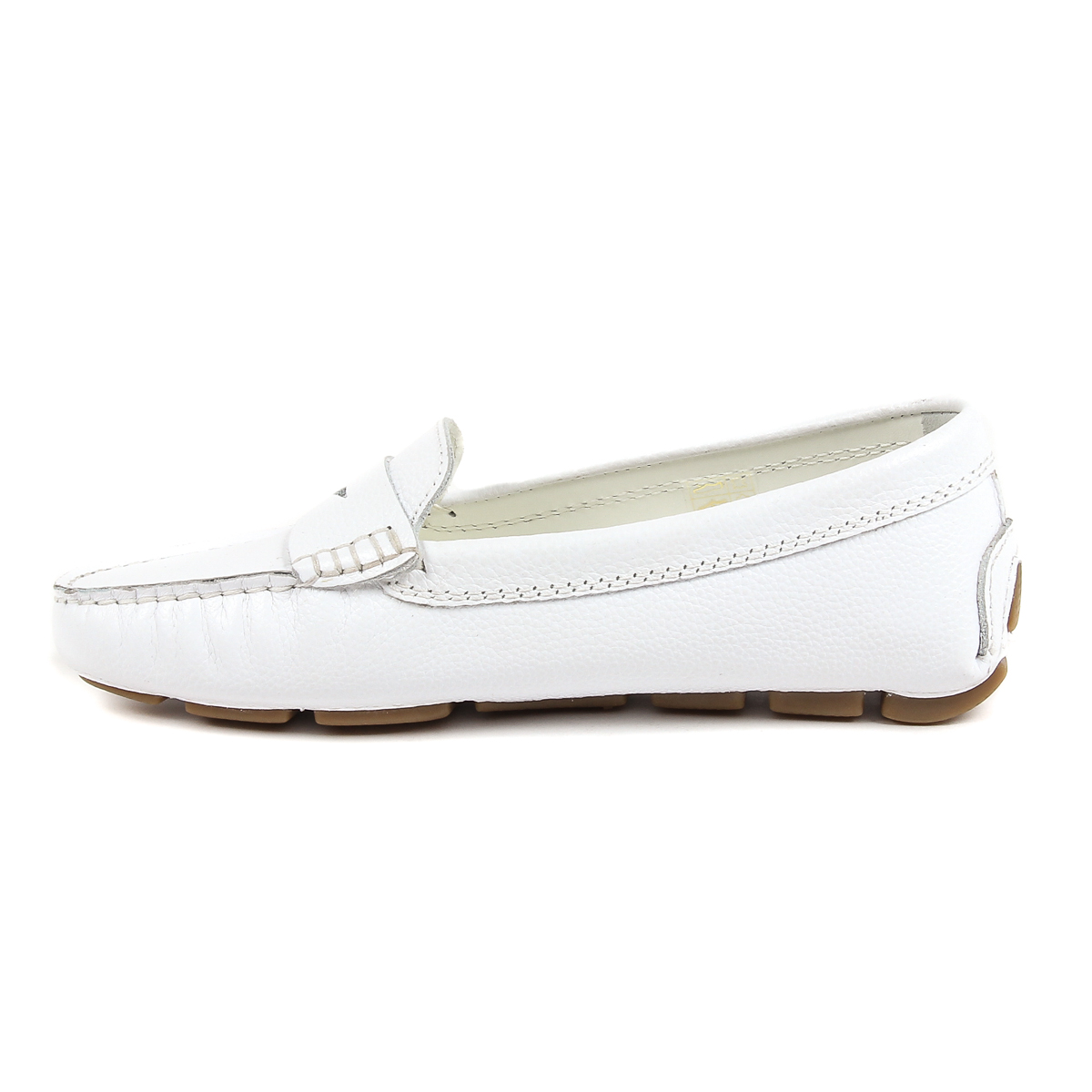 V 1969 Italia Mocassino da donna bianco AMALFI