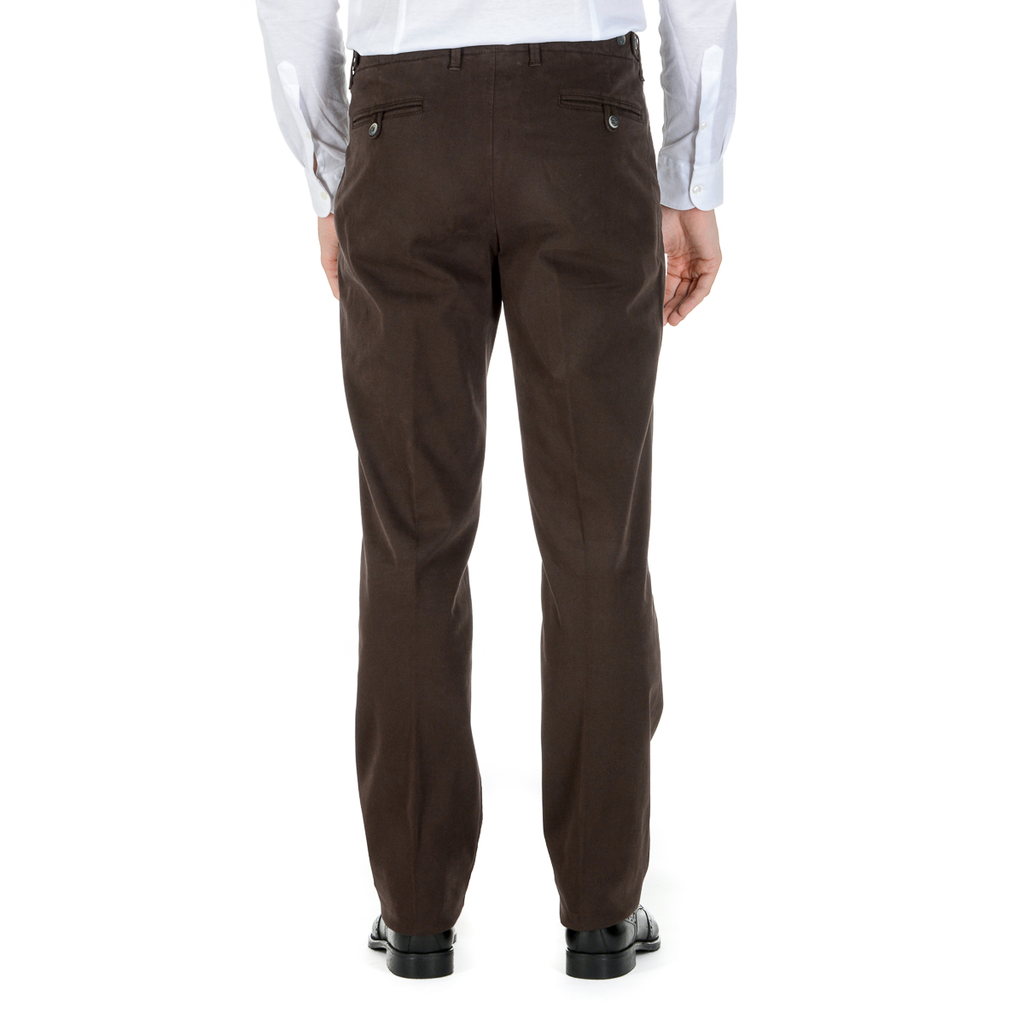 Corneliani Pantaloni Uomo Marrone