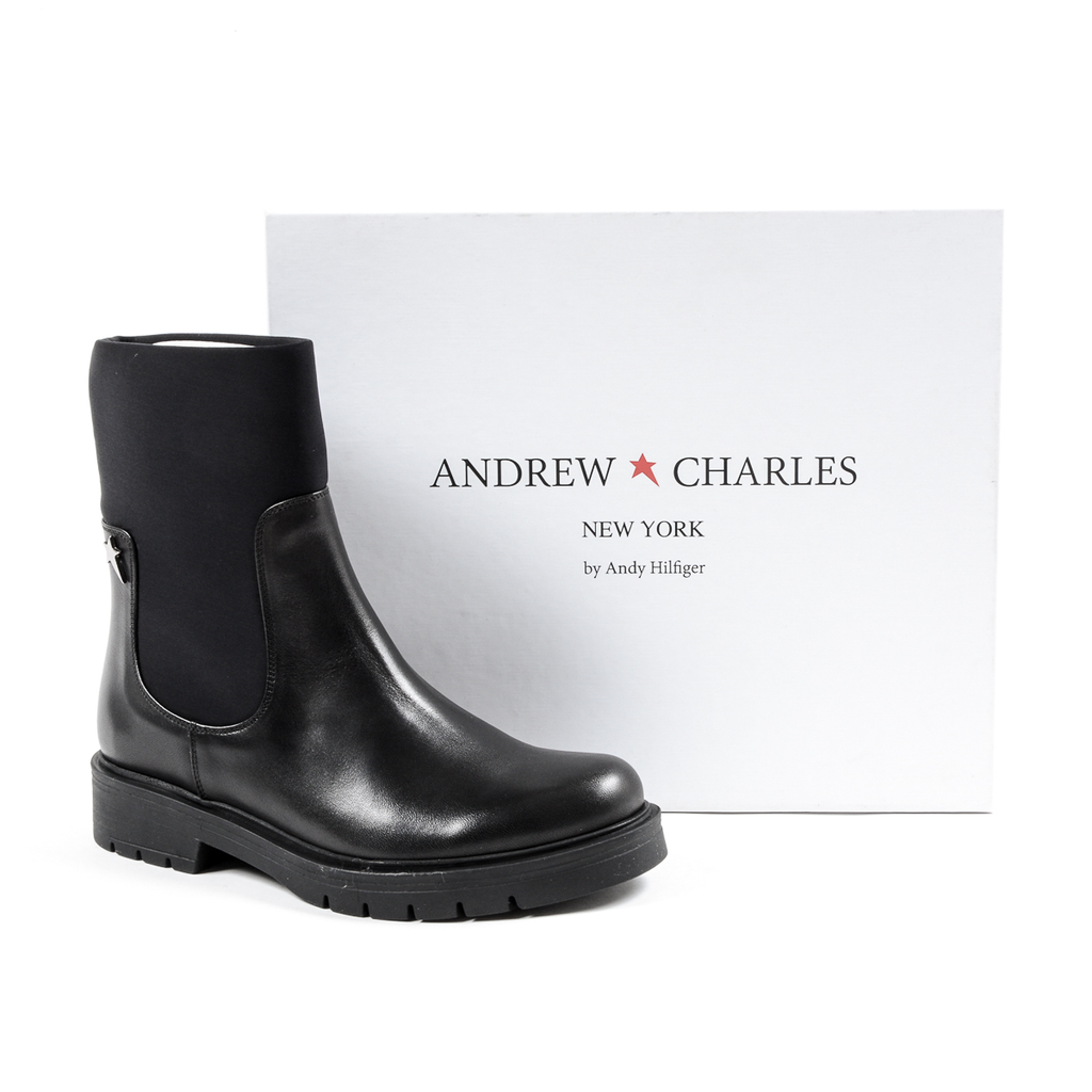 Stivaletto corto da donna Andrew Charles Nero TORI