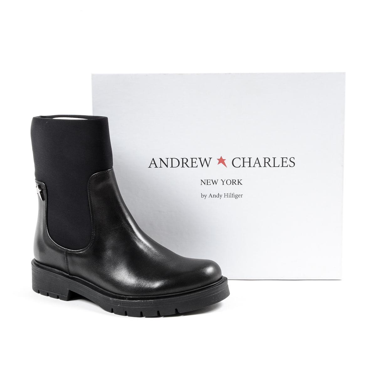 Stivaletto corto da donna Andrew Charles Nero TORI