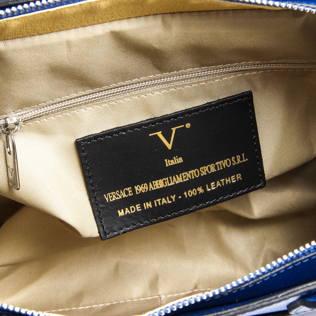 Borsa da donna V 1969 Italia V006-S SAFFIANO BLUETTE