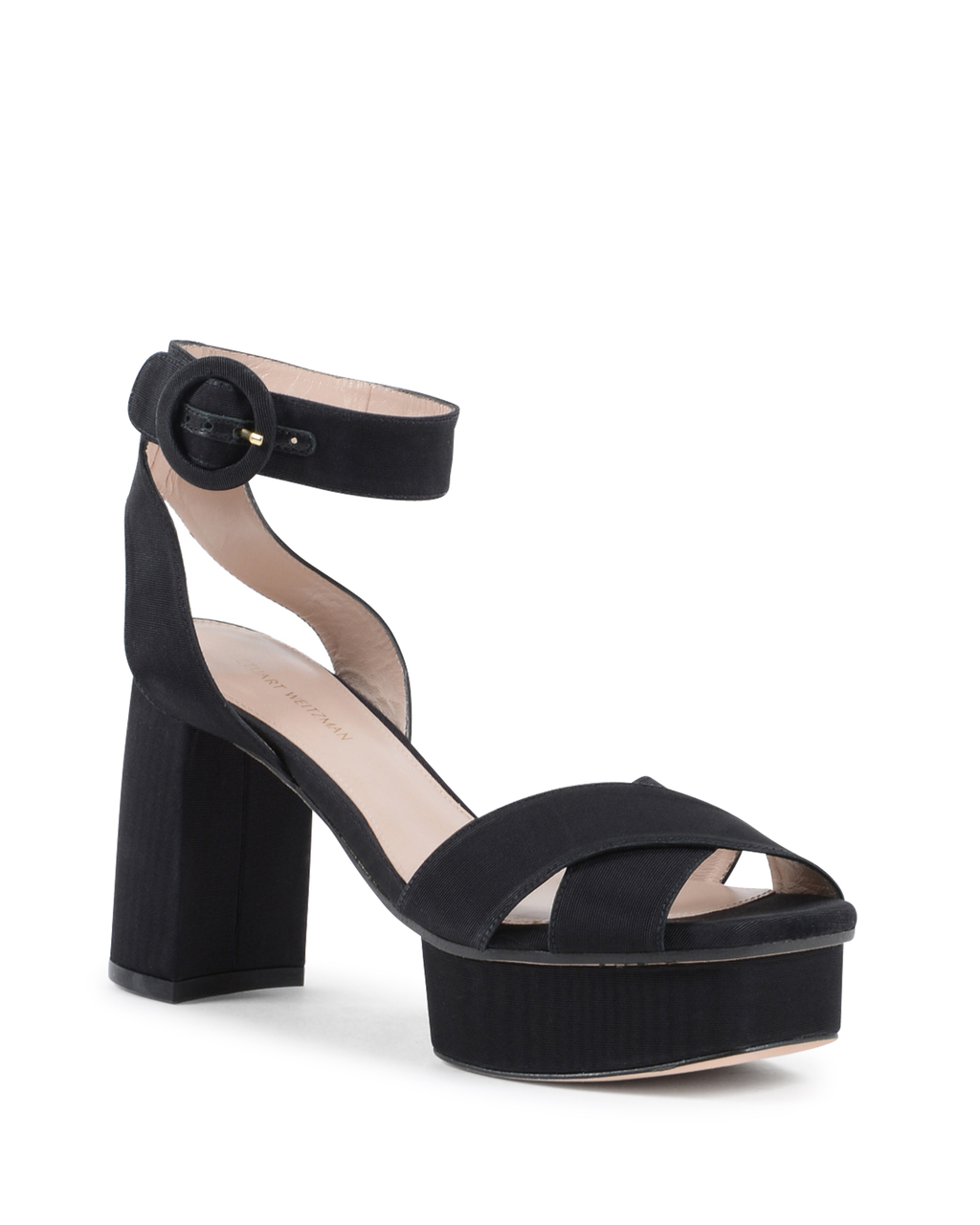 Stuart Weitzman Sandalo con cinturino alla caviglia da donna Nero CARMINA