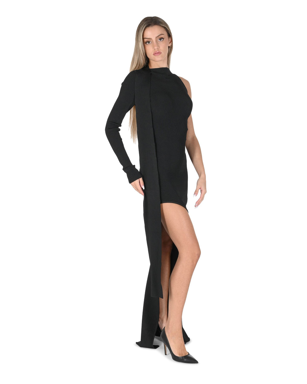 Abito da donna David Koma AW24DKKN22DL NERO 801