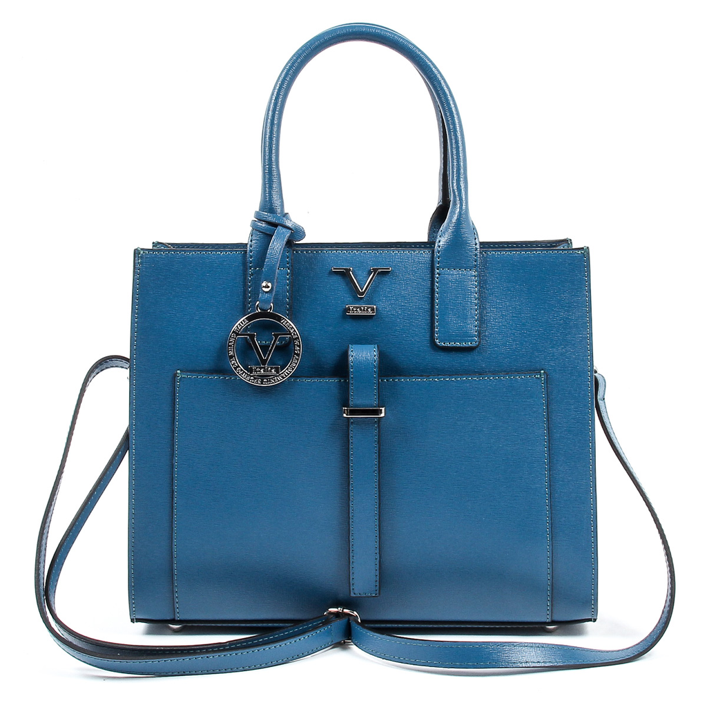 Borsa da donna V 1969 Italia V006-S SAFFIANO PETROLIO