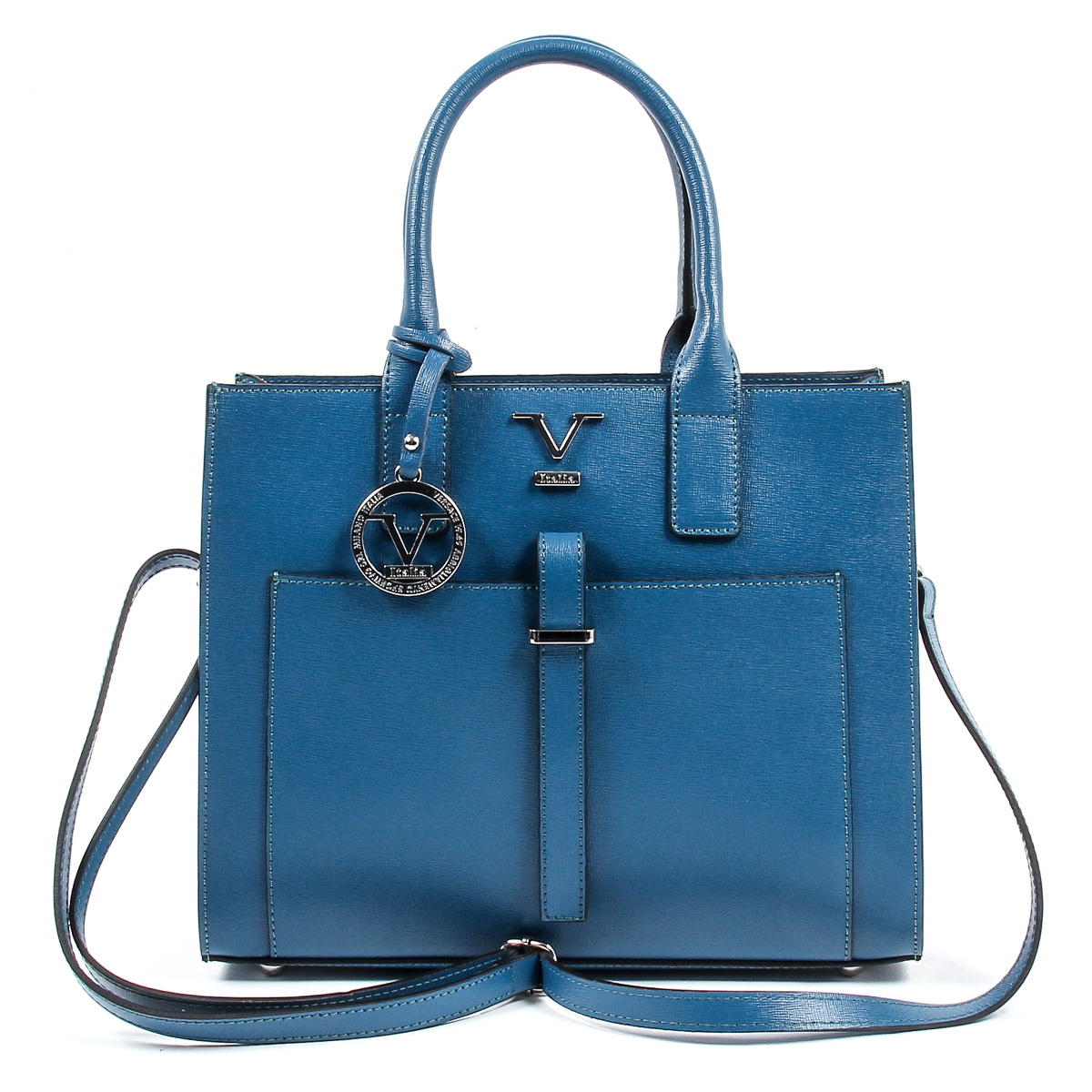 Borsa da donna V 1969 Italia V006-S SAFFIANO PETROLIO