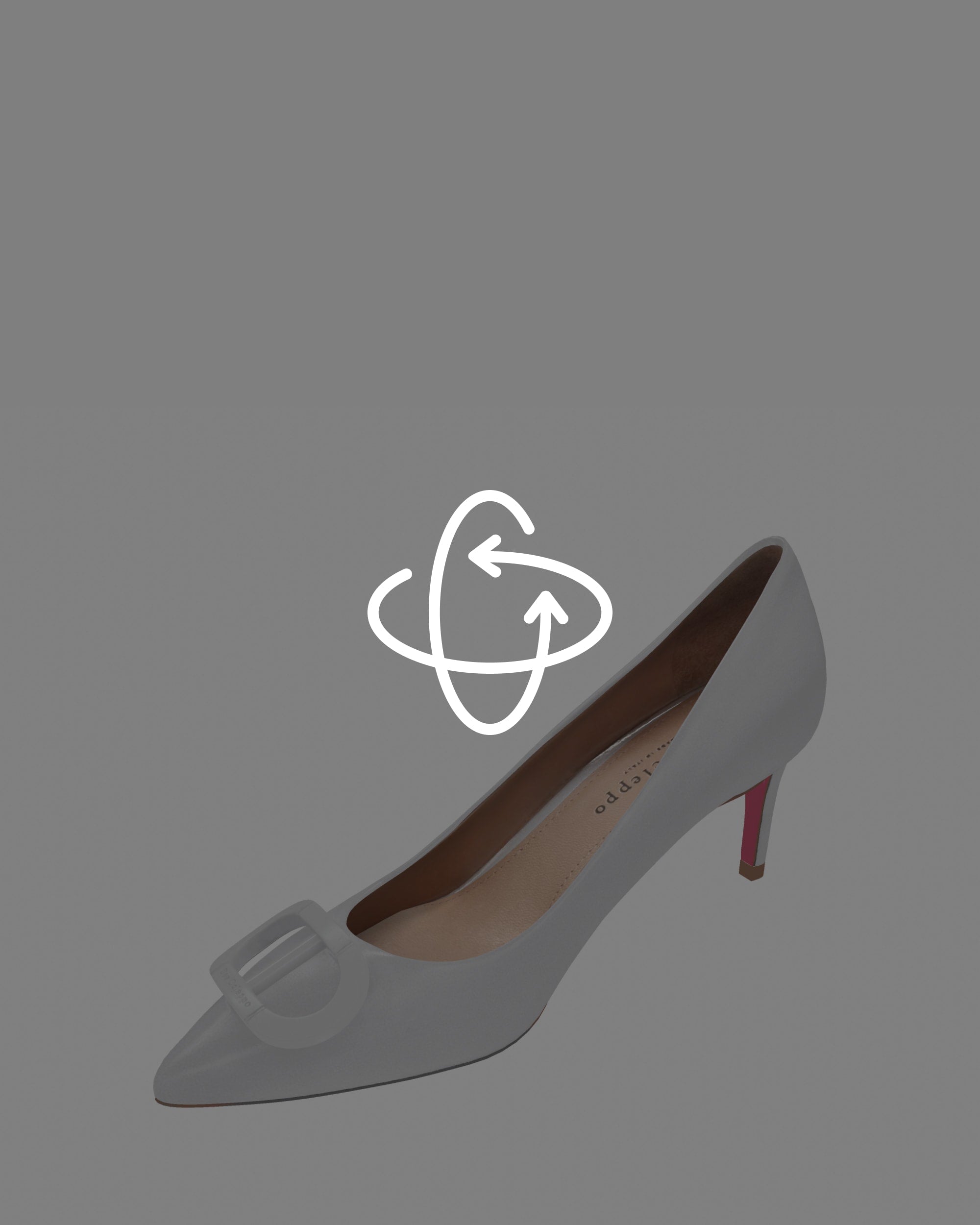 Scarpe con tacco e logo Boss Lady