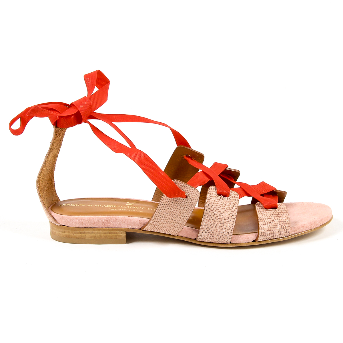 V 1969 Italia Sandalo piatto da donna Multicolor MORA