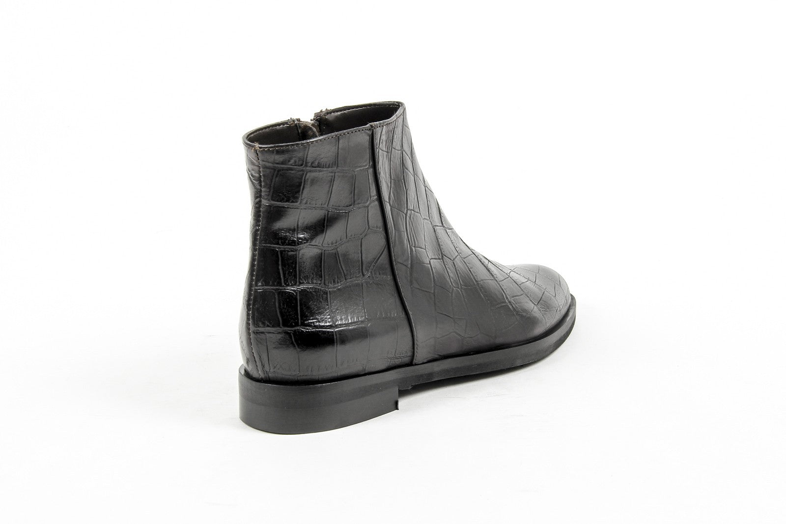 V 1969 Italia Womens Ankle Boot B1993 VIT. COCCO NERO