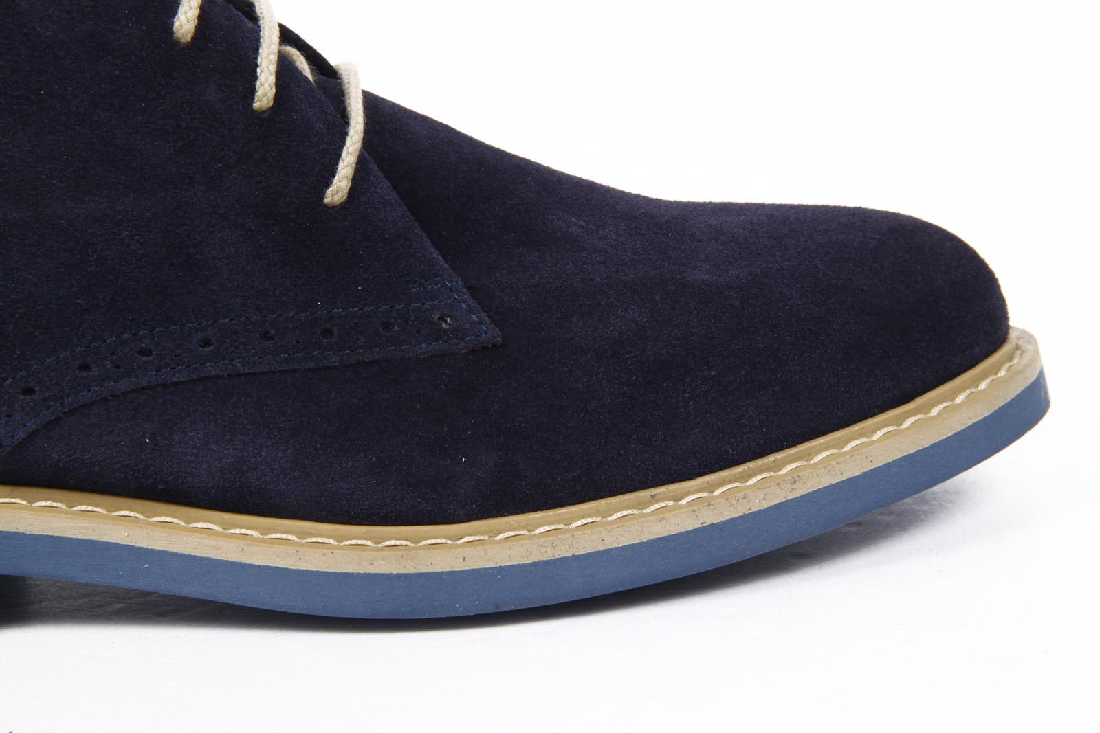 V 1969 Italia stivaletti uomo 5156 CAMOSCIO NAVY