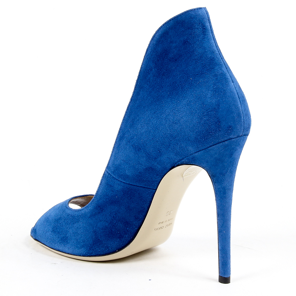 Andrew Charles - Décolleté da donna con punta aperta, blu DAFNE