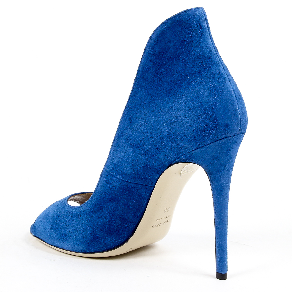 Andrew Charles - Décolleté da donna con punta aperta, blu DAFNE