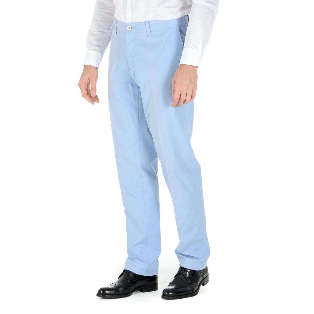 Corneliani Pantaloni Uomo Azzurro