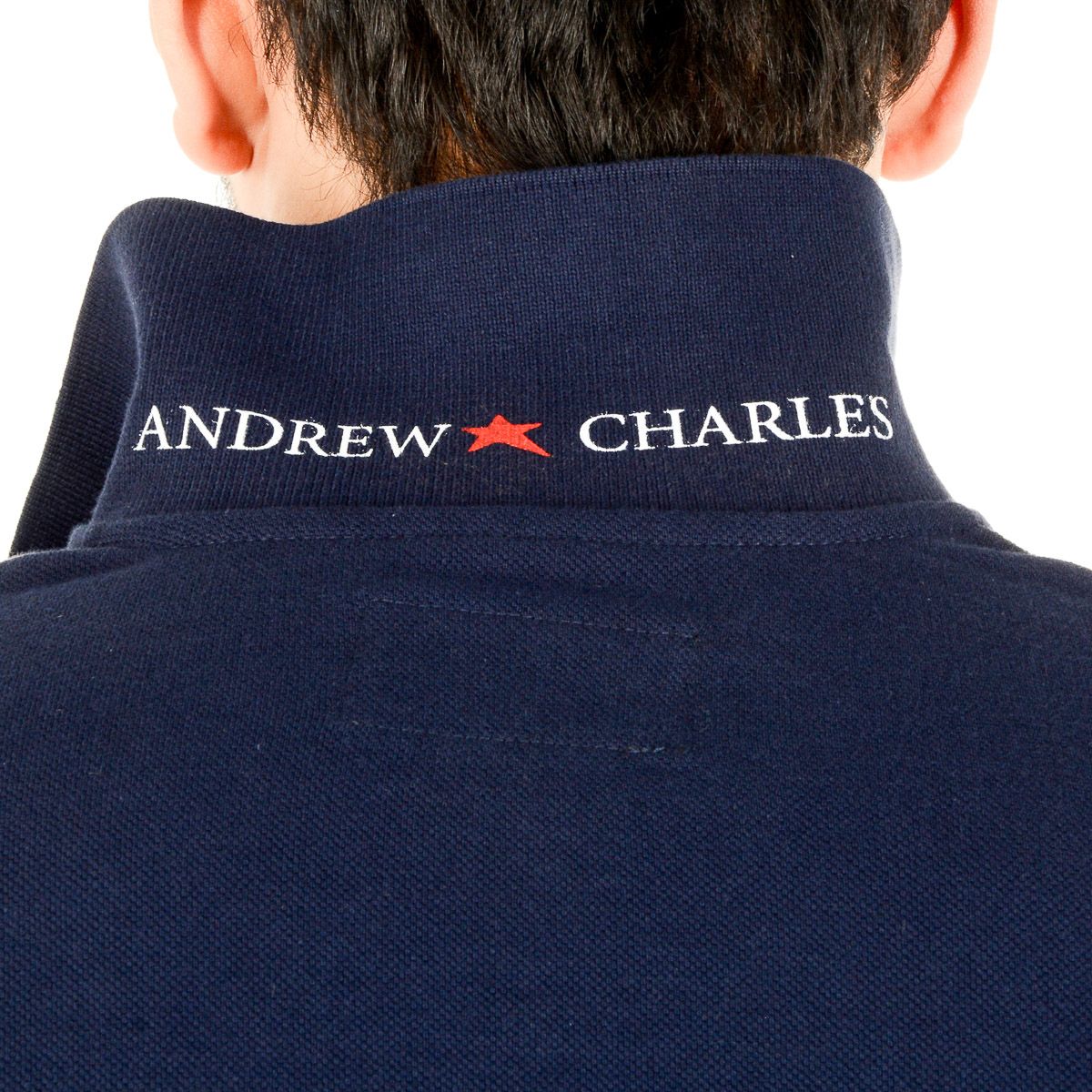 Polo da uomo Andrew Charles By Andy Hilfiger PT160 32001 ALABAMA NAVY