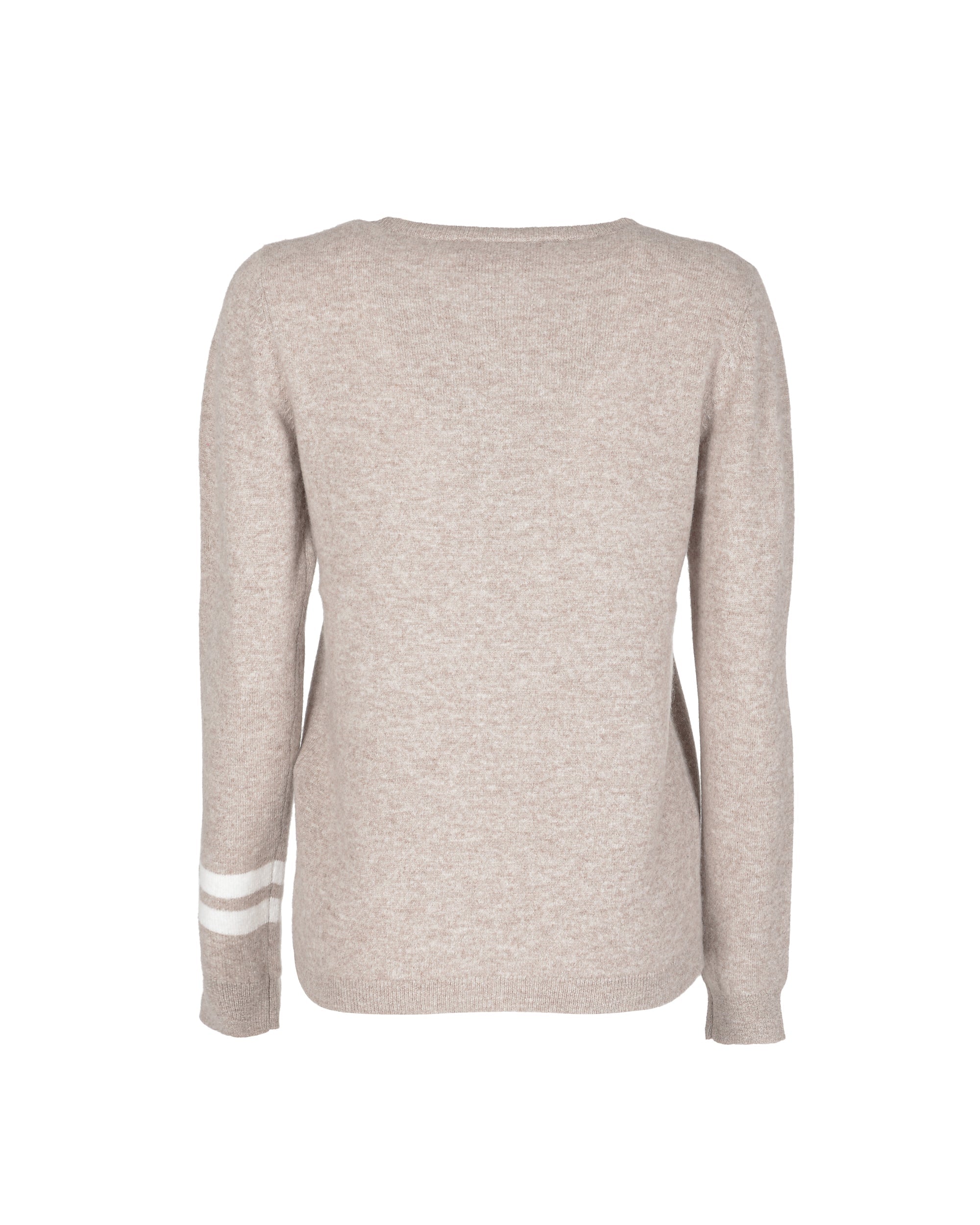 Maglione girocollo in cashmere - Cammello