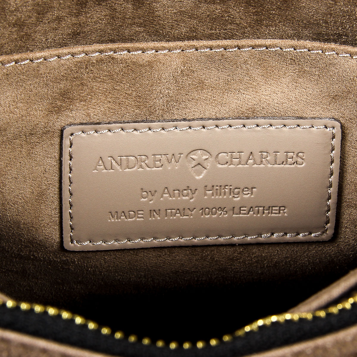 Borsa a mano da donna Andrew Charles Taupe NELLY