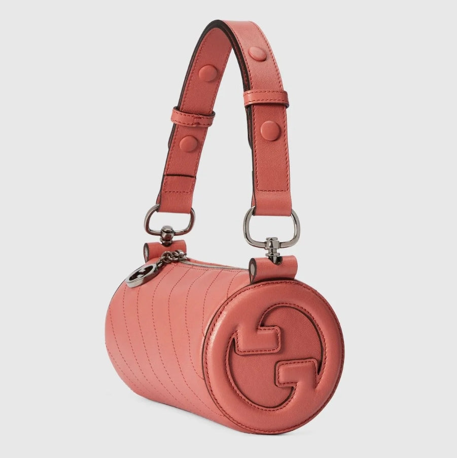 Borsa a tracolla piccola in pelle Blondie