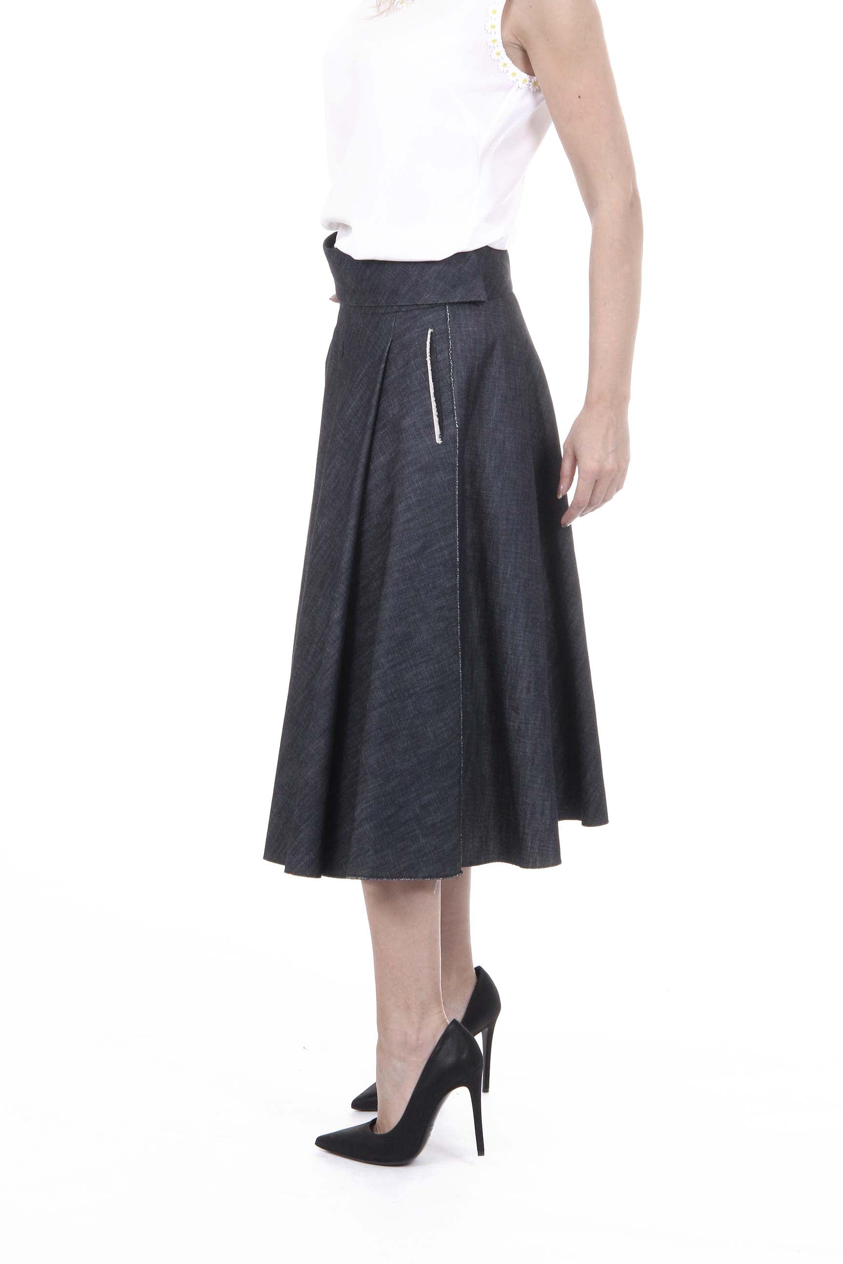 Gonna da donna Bottega Veneta 375132 VZIF0 4030