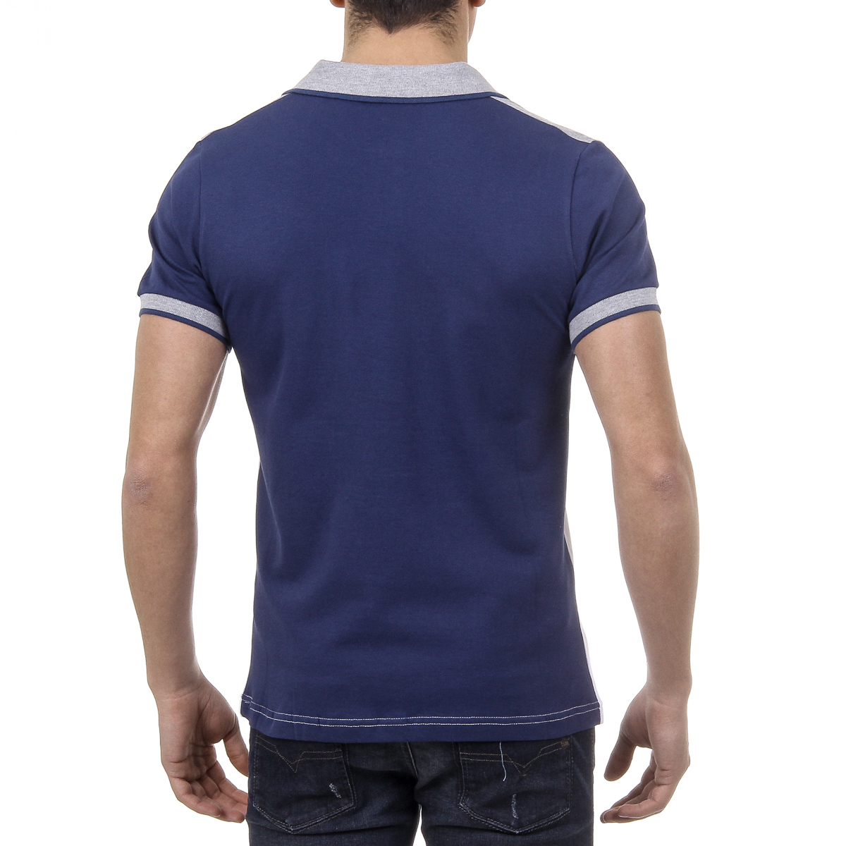 Polo da uomo a maniche corte Ufford & Suffolk Polo Club US001 BIANCO