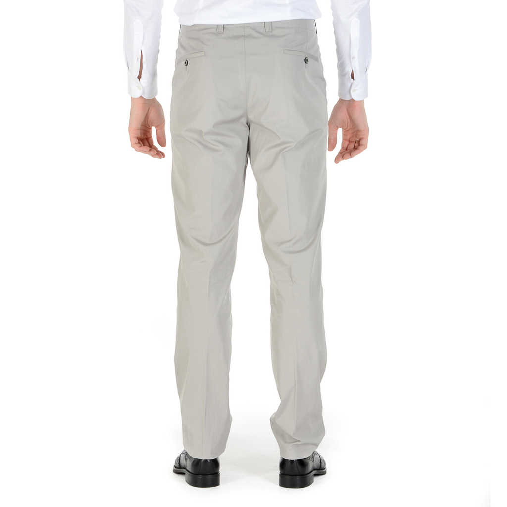 Corneliani Pantaloni Uomo Grigio Chiaro