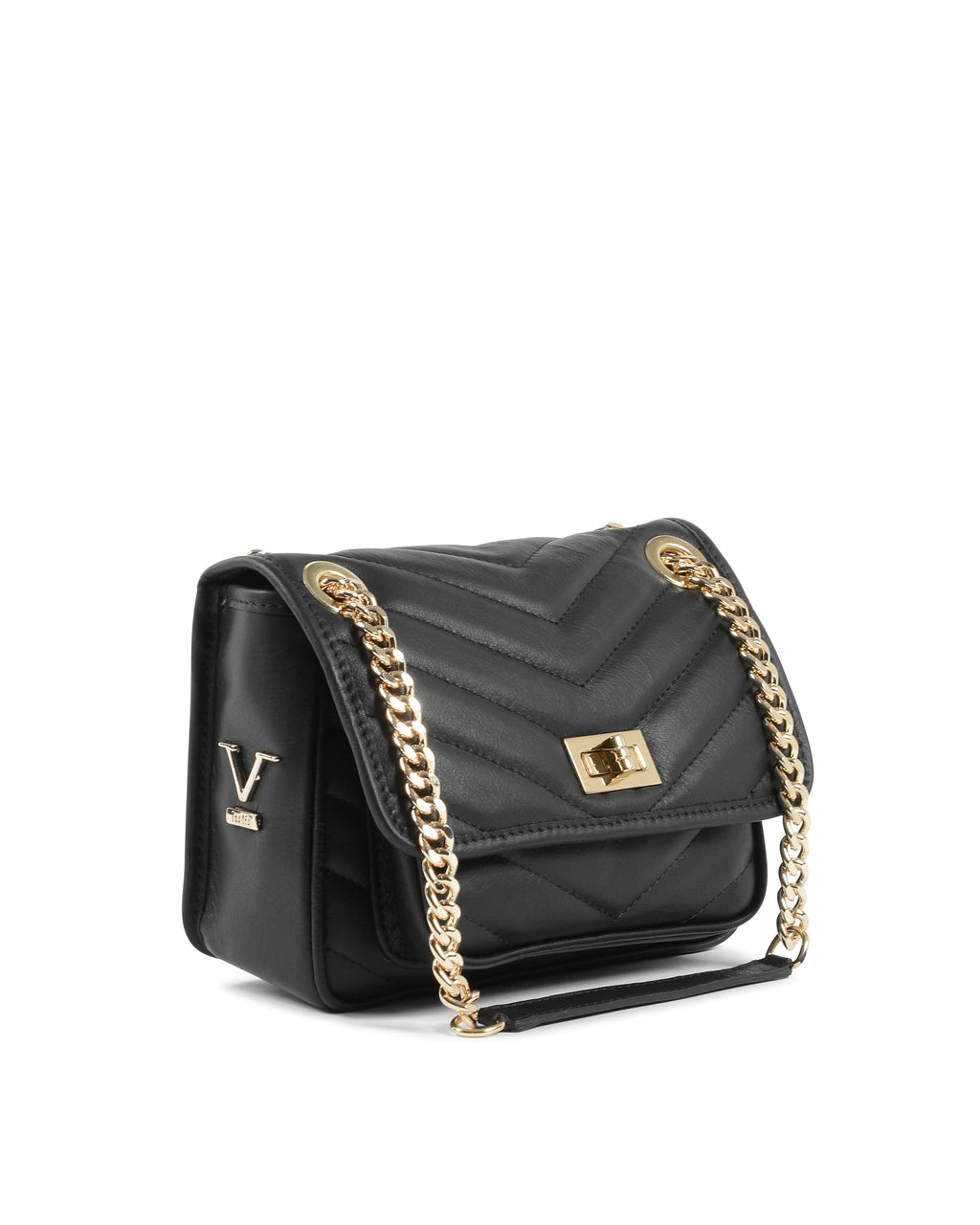 V Italia Borsa a mano da donna nera 10507 SAUVAGE NERO