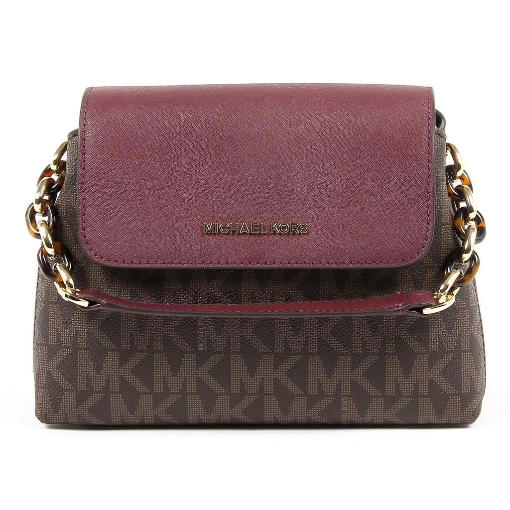 Borsa a mano da donna Michael Kors PORTIA 35F7GPAL1B BRN PLUM