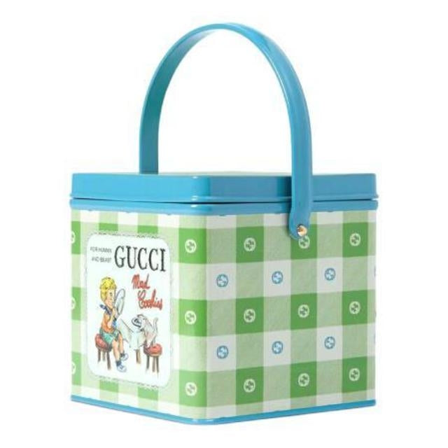 Borsa Gucci Box verde multicolore