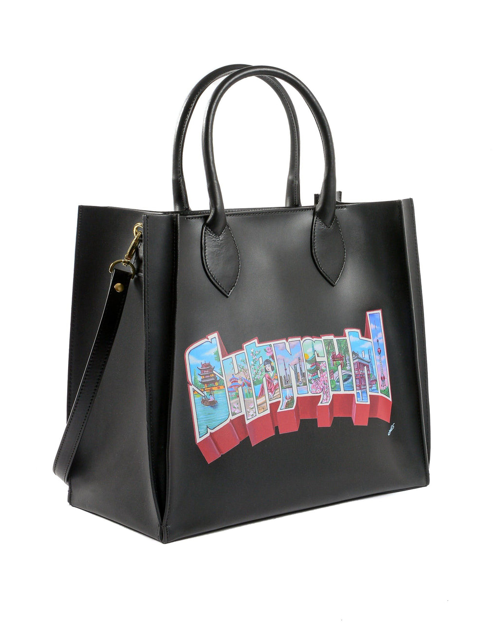Borsa Shanghai Tote Grande - Nera