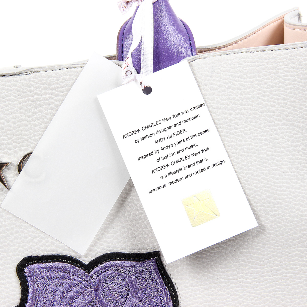 Borsa a mano da donna Andrew Charles grigia HOLLY