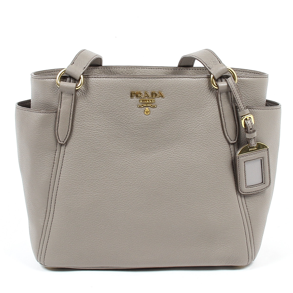 Borsa a mano Prada da donna 1BG113 UWL F0572 ARGILLA VIT DAINO