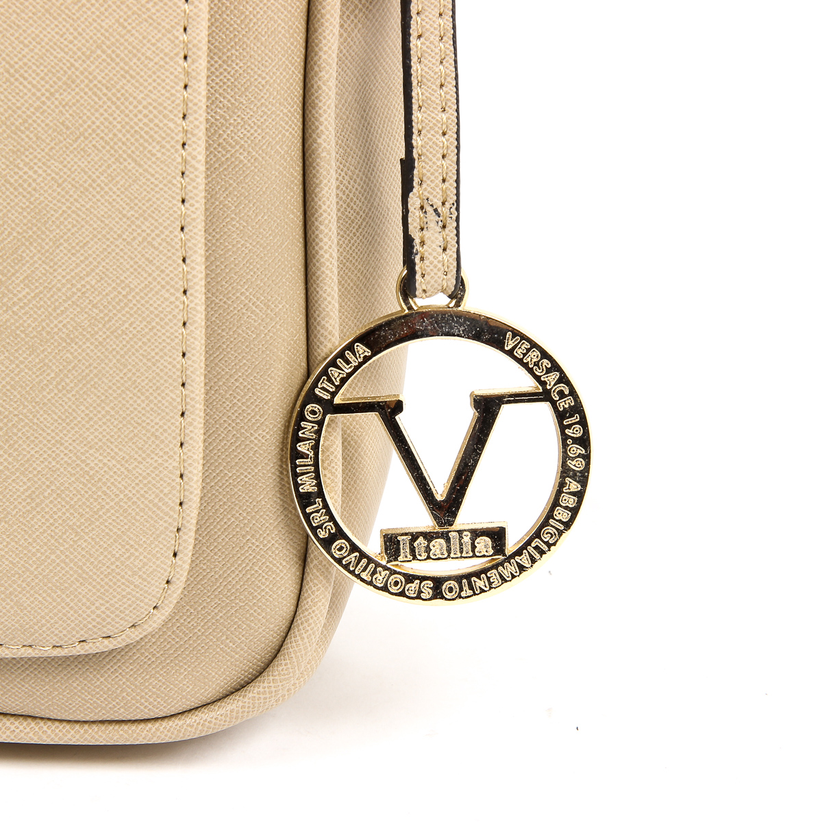V 1969 Italia Borsa a tracolla da donna Beige MONICA