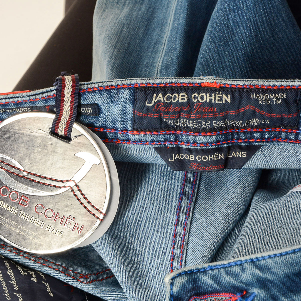 Jeans da uomo Jacob Cohen J688 azzurro