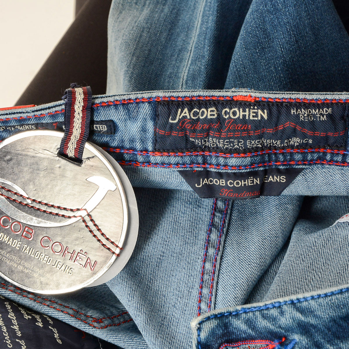 Jeans da uomo Jacob Cohen J688 azzurro