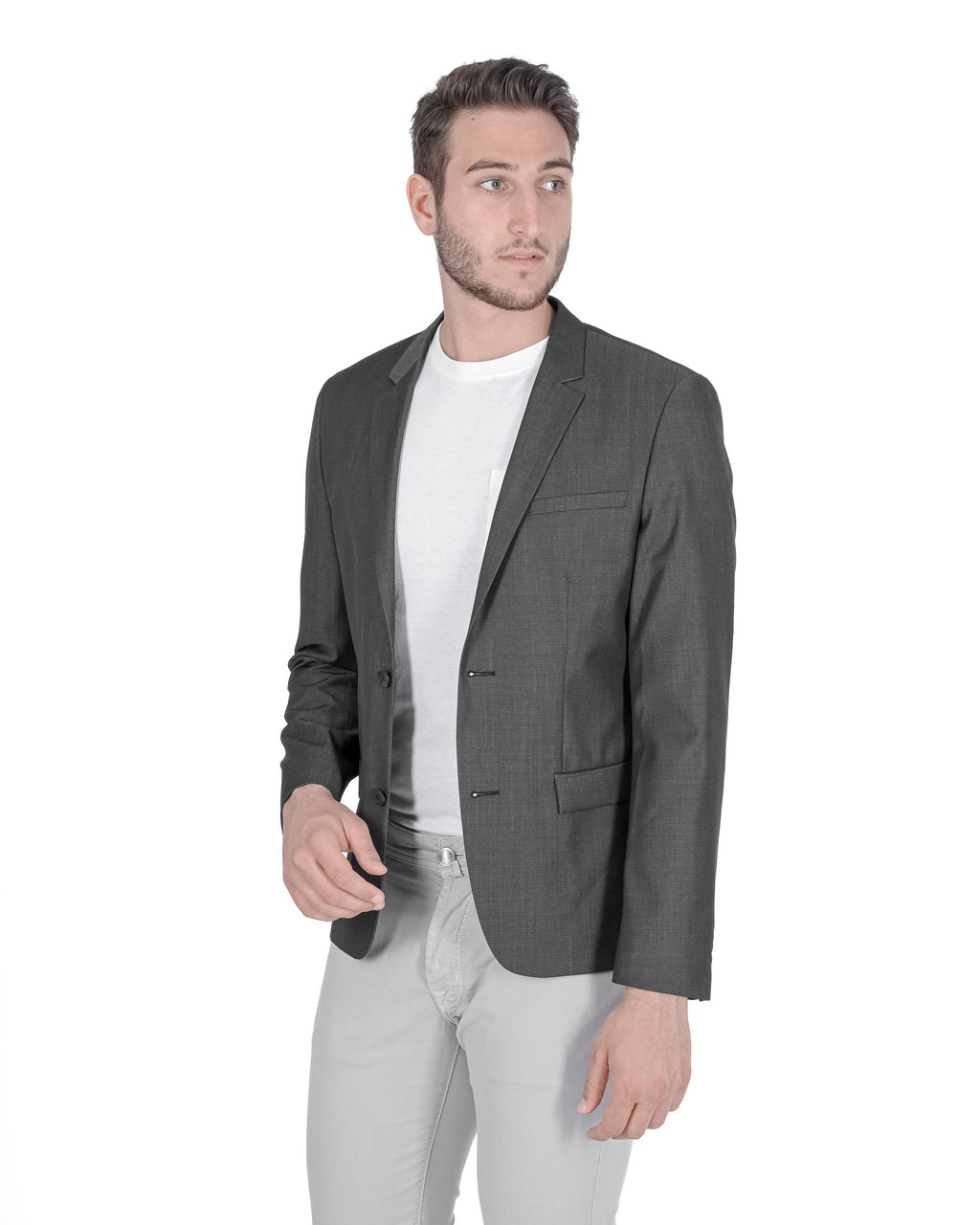 Calvin Klein Blazer da uomo grigio K1IK101603657